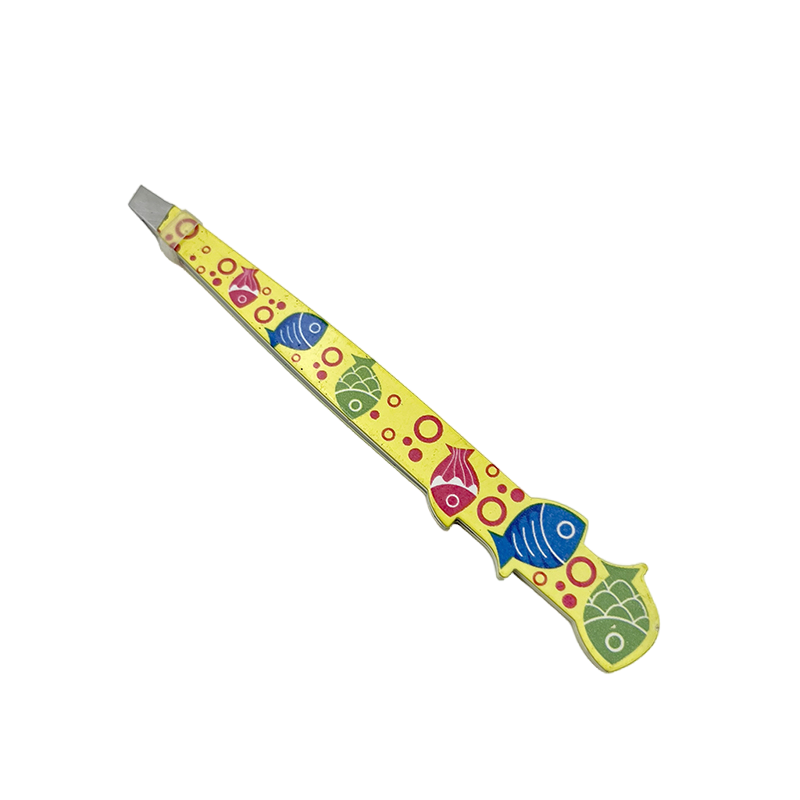 Cute Stainless Steel Slant Tip Eyebrow Tweezers in Animal Shape for Girls