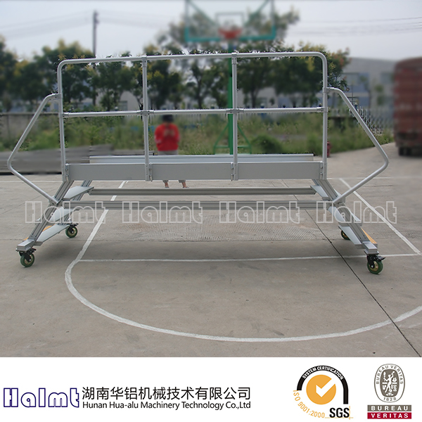 Industrial Aluminum Portable Platform Stair