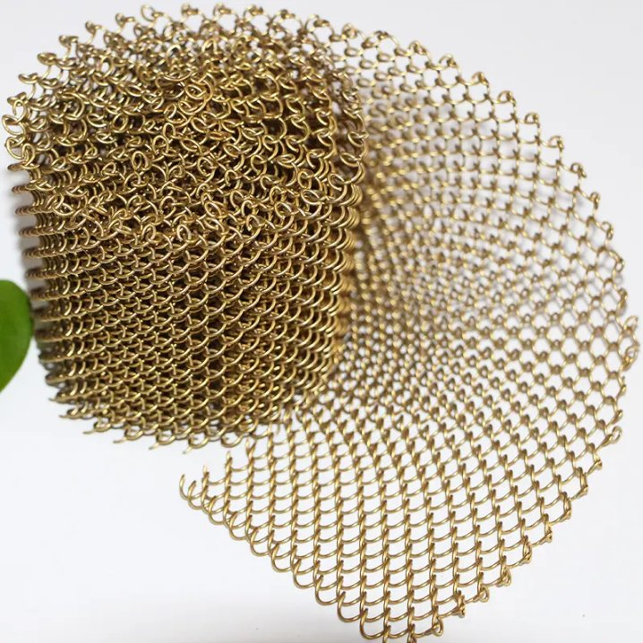 Aluminum Metal Cascade Coil Drapery Shade Curtain for Decoration and Protection