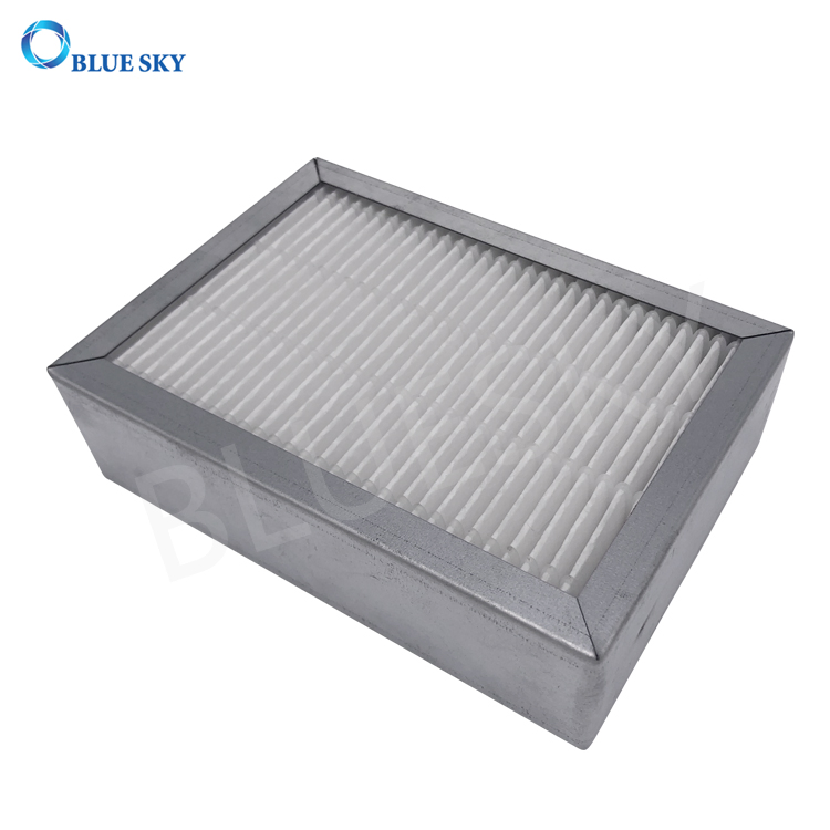 Customized Metal Frame Melt-Blown Mini Pleated Filters for Air Purifier Parts