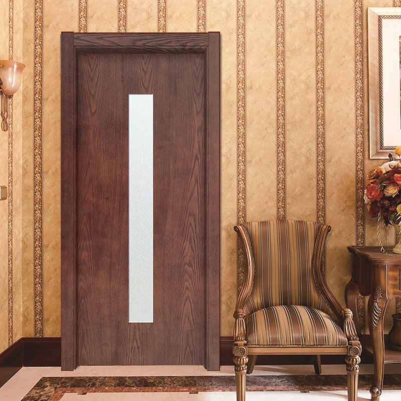 Factory Wholesale Price Customized Stylish Rugged Composite Solid Wooden Door