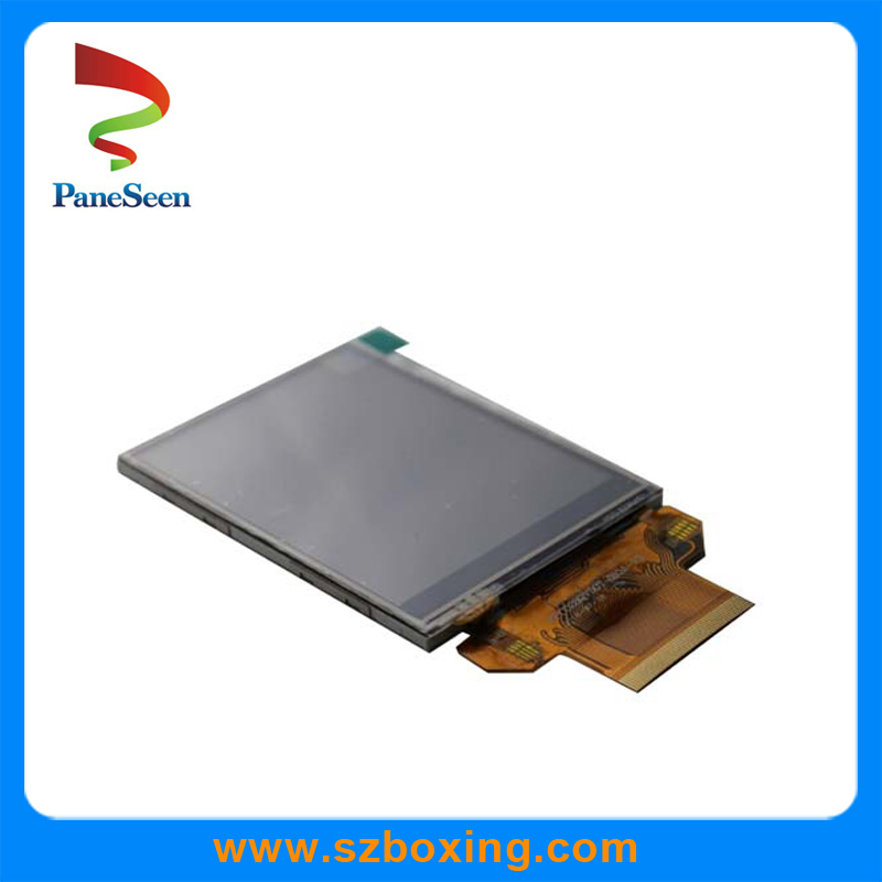 2.8 Inch LCD Module Display with 250CD/M2 Brightness for Handheld Device