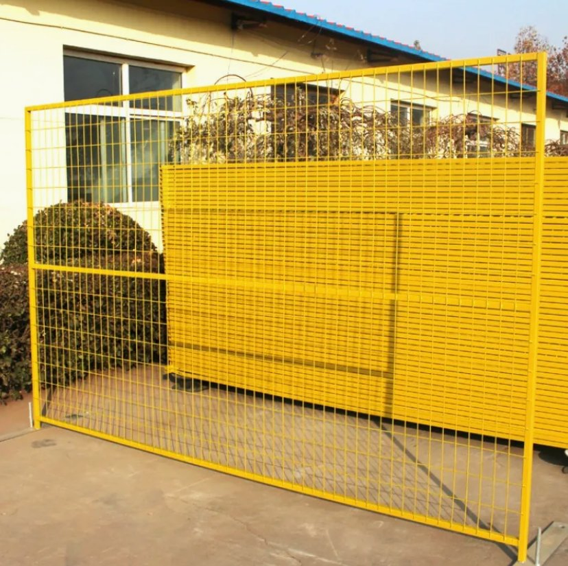 Galvanized and PVC Coated Canada Temporary Fence Panels Hot Sale Pool Fence Temporary Fence Gate for Construction