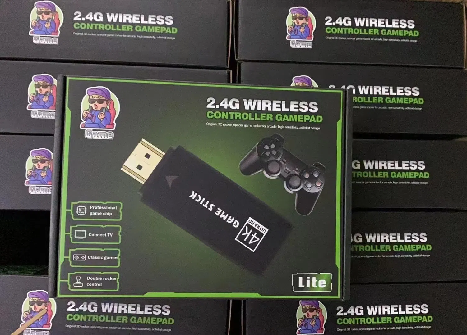 New Arrival High Quality 4K HD M8 Video Game Console 2.4G Double Wireless Controller Games