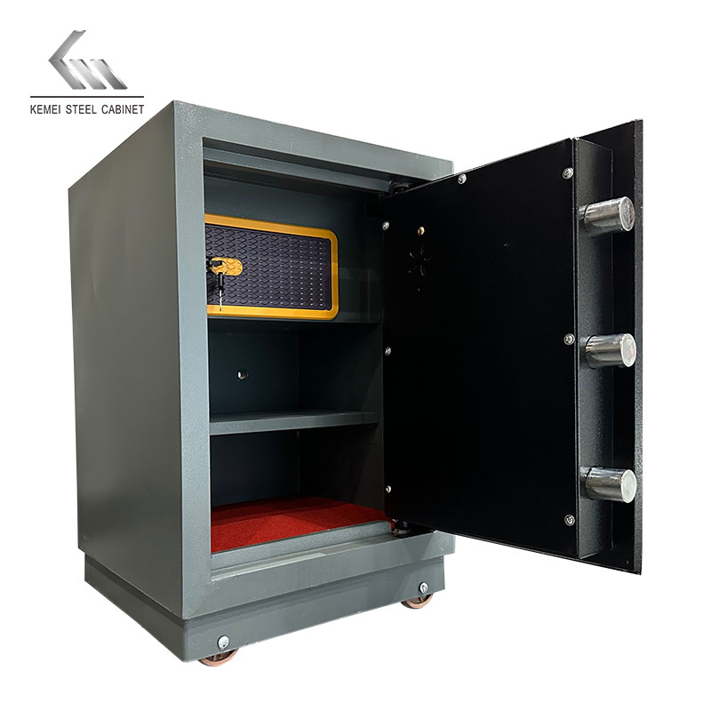 Large Luxury Security Safe Lock Box Cash Money Box Fireproof Office Safety Deposit Box