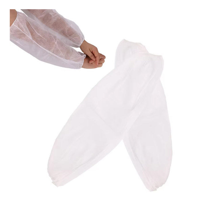 Xiantao Factory Manufacturer Disposable Arm Worker Sleeves Cover PP Nonwoven Surgical Oversleeve with Elastic Cuff
