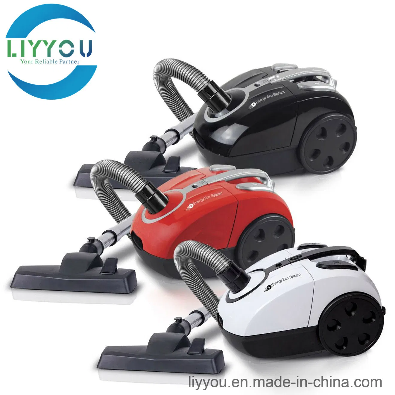 Pet Friendly Ultra Plush Bagged Canister Vacuum Cleaner Silently