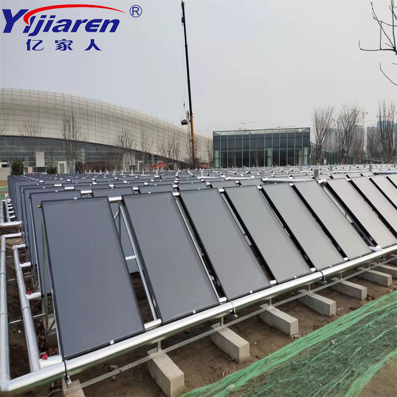 Плоский солнечный коллектор для нагрева воды с медными трубками