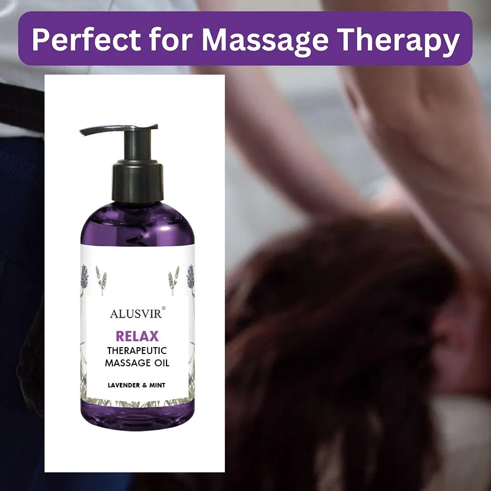 Organic Lavender Essential Oil Relax & Sleepy Time Aroma for Skin & Body Massage