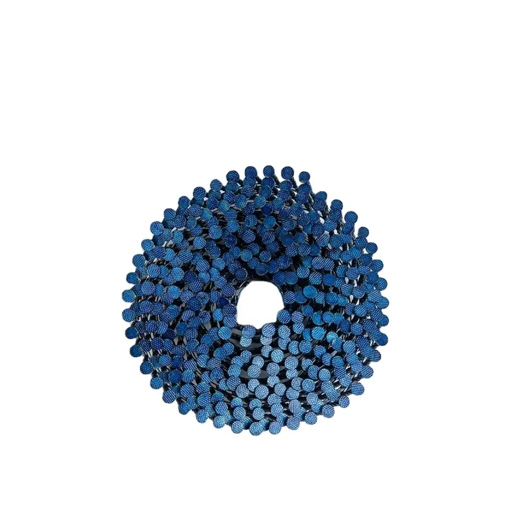 High Quality Hot Selling Giant Coil Roof Nail Umbrella Durable Steel Cap Twisted Handle Smooth Shank Bright Surface Carton