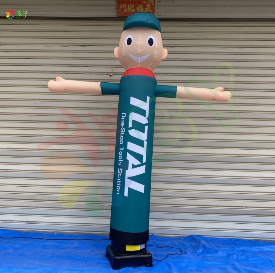 Boyan Customized Inflatable Sky Air Dancer Dancing Man with Blower for Advertising
