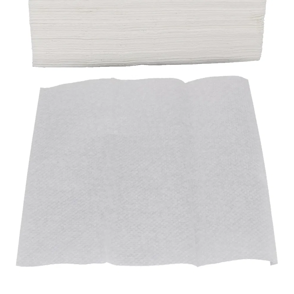 2ply Soft Towel V Fold Paper Hand Towel White Color Mixed Pulp