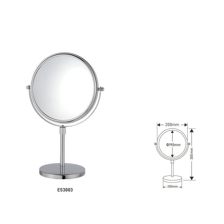 Hotel Bathroom Height Adjustment Table Mirror with High Quality