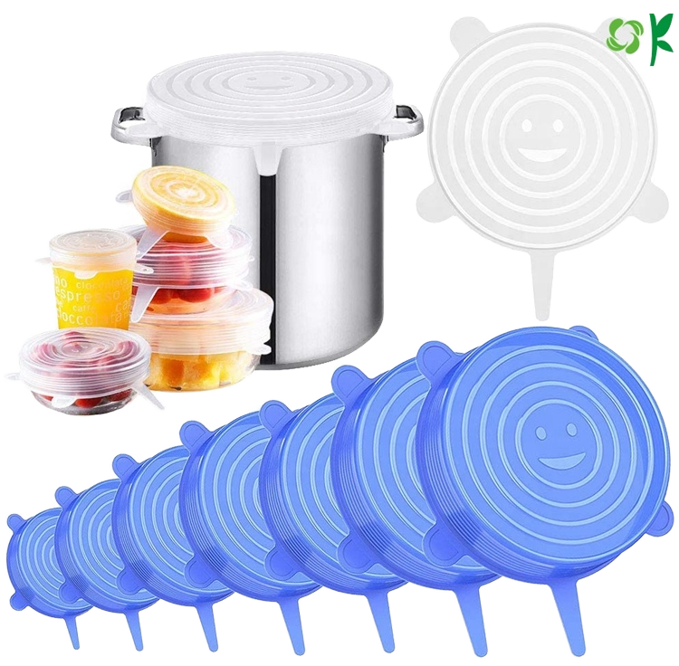 Силиконовая крышка-натяжка для контейнеров