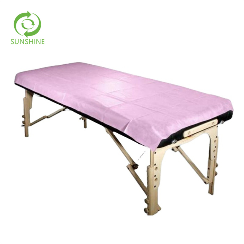 100% PP Virgin Nonwoven Fabric Medical Bedsheet in Roll Factory