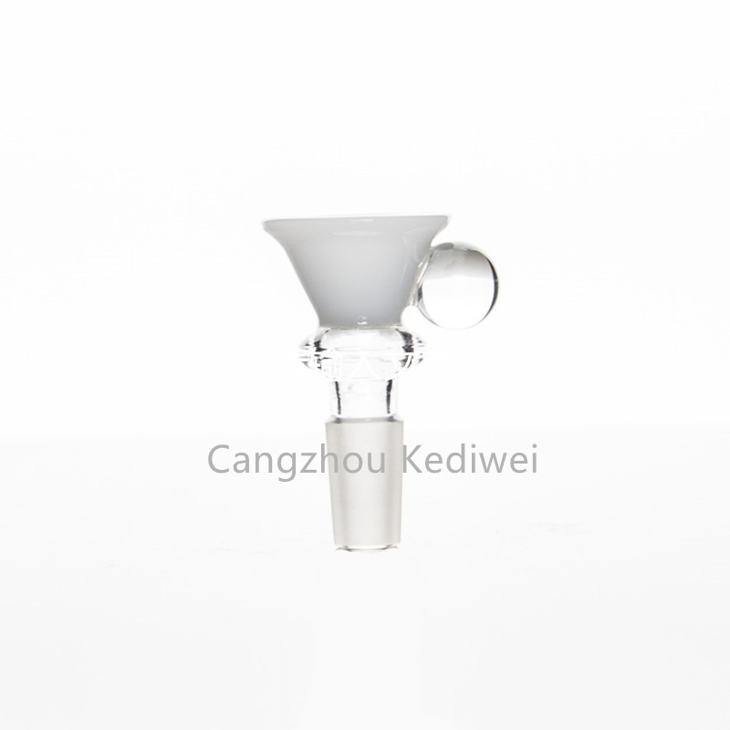 Wholesale Glass Slides Glass Bowl with Handle for Water Pipe Smoking Pipe