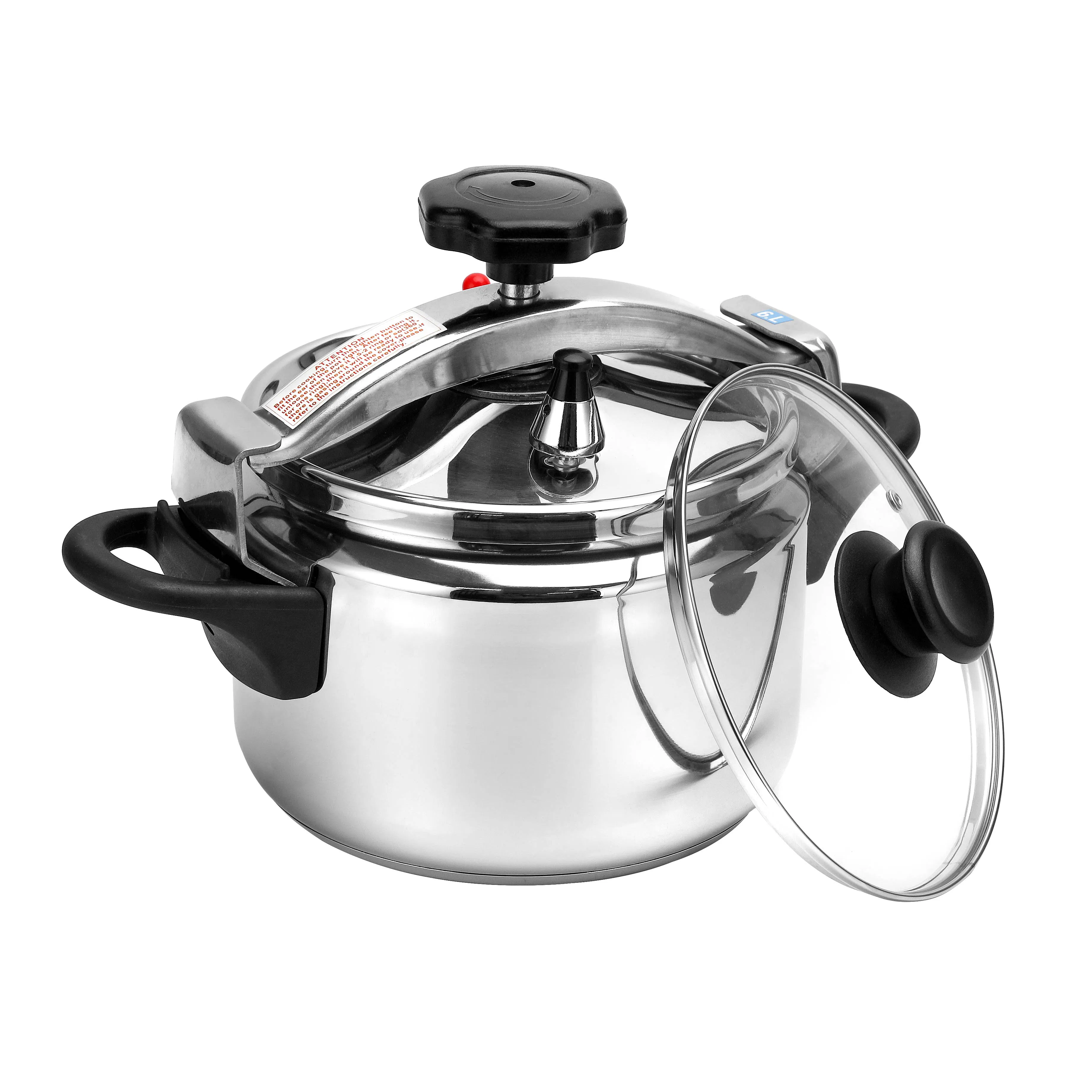 Скороварка из нержавеющей стали 3 л, для газа и индукции