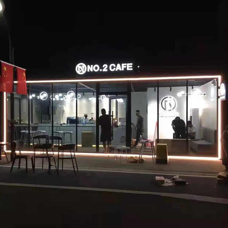 Pergola aluminium Prefabricated Conservatory Sunroom Sunrooms Garden House Food & Beverage Glass Enclosed Gazebo for Cafes and Coffee Shops