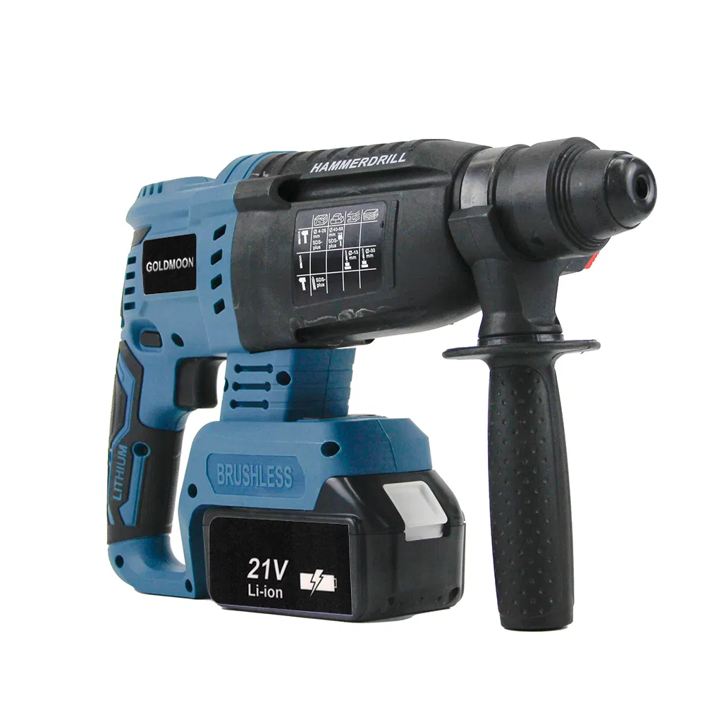 Professional Manufacturer's 21V Lithium Battery Cordless Impact Drill Electric Charging Brushless Hand Tool Home Use OEM