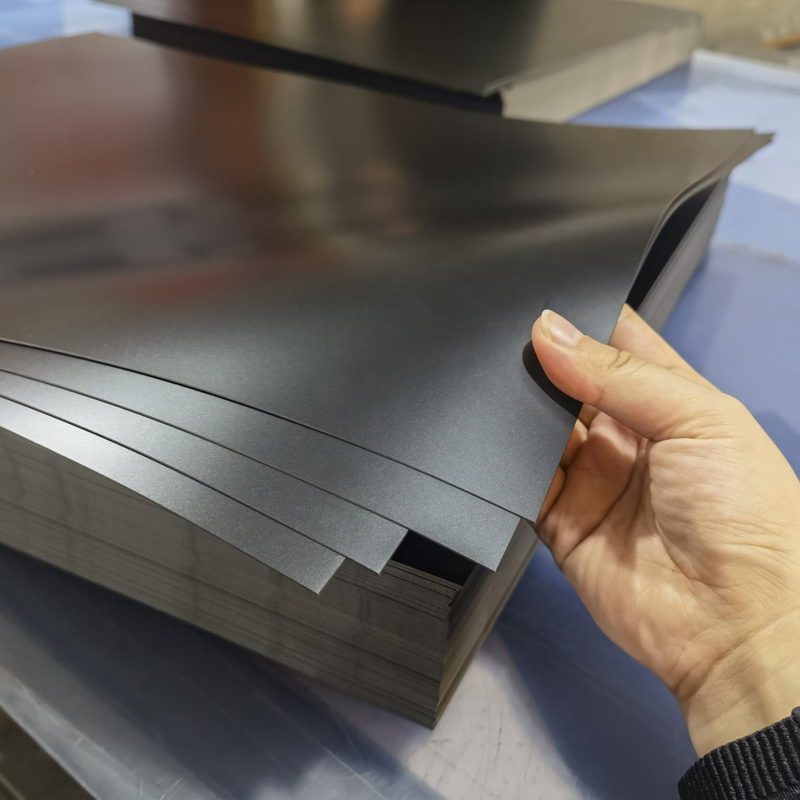 Matte Black Rigid PVC Sheet for Die Cutting/ UV Offset Printing