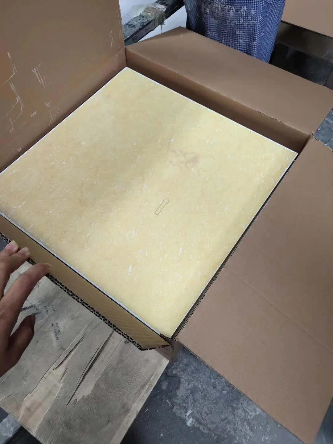 Tegular Ceiling Tile Insulated Fiberglass Acoustic