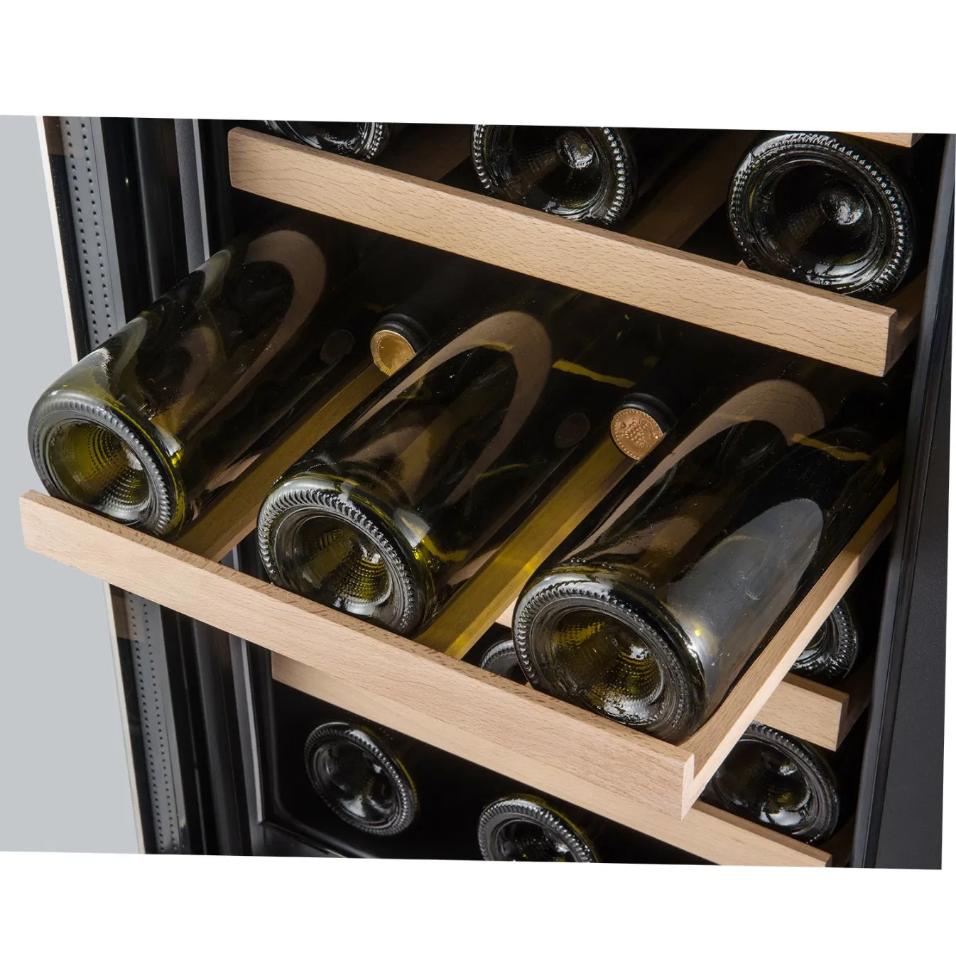 Винный шкаф 120L с двойной стеклянной дверью