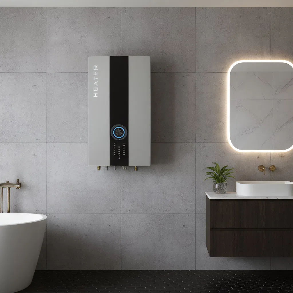 Electric Wall-Mounted Boiler in Silver with Dual Water Pumps and OEM Support