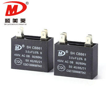 Air Conditioner Parts Fan Capacitor for Air Conditioner Starting Capacitor Cbb61 Long Life Good Quality