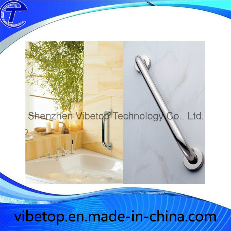 Space Aluminum Shower Safety Grab Bar with Soap Net