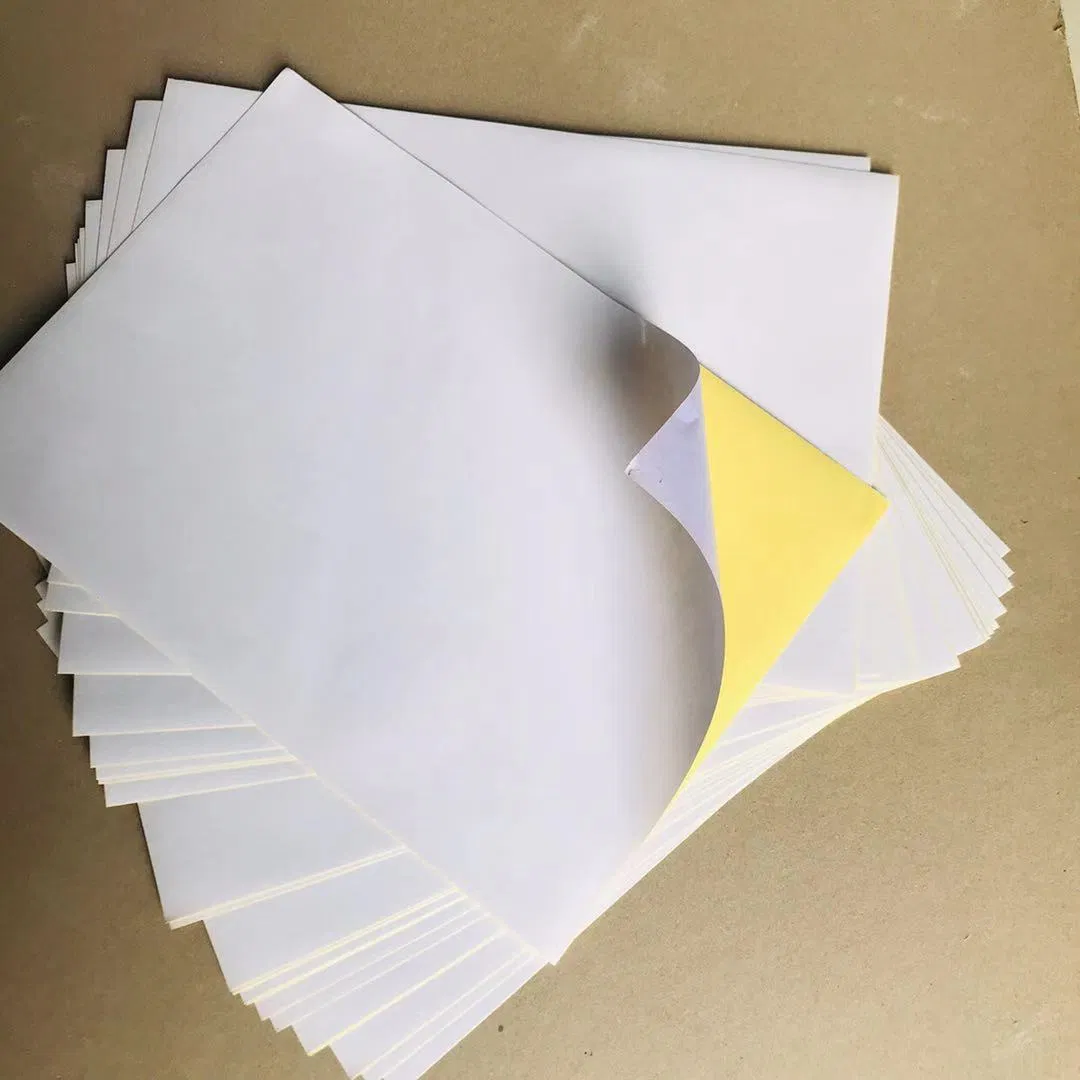 Personal Customized Cast Coated Sticker Paper with Waterbase Glue Adhesive