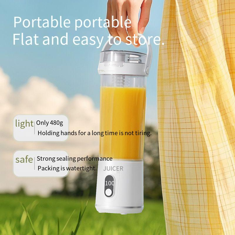 Portable Fruit Juicer Six-Bladed Knife Small Household Multifunctional Rechargeable Fruit and Vegetable Juicer Cup