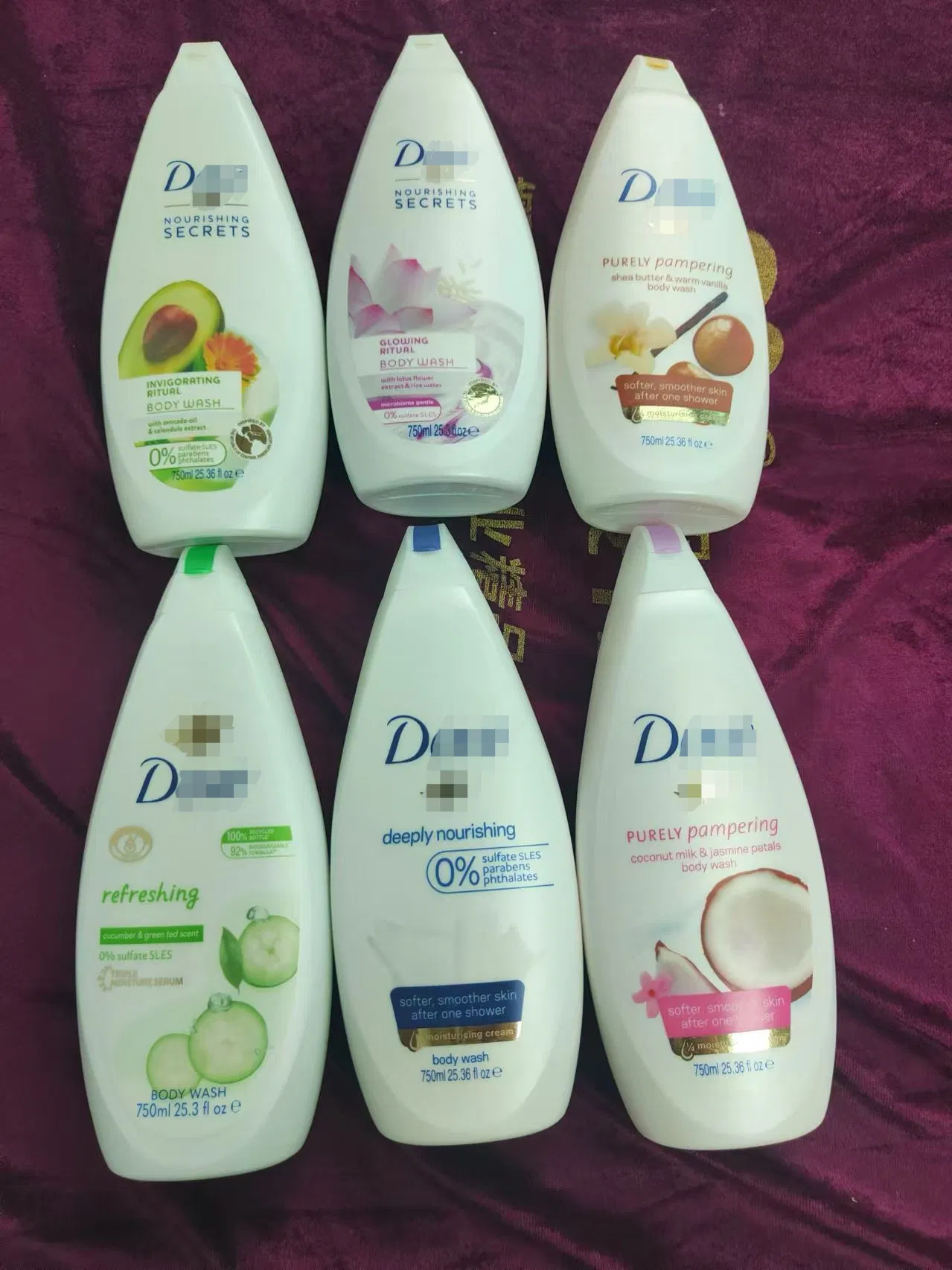 OEM Purely Pampering Body Wash Coconut Milk with Jasmine Petals