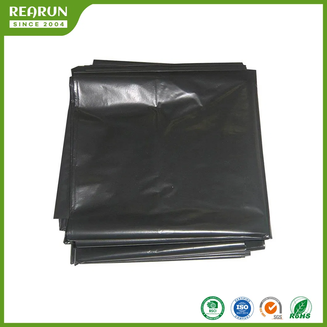 Мусорные пакеты 13 галлонов черные с завязками