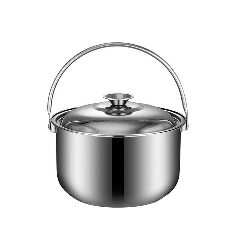 10-Piece Stainless Steel Non-Stick Kitchenware Set Elegant Elegant Design Eco-Friendly Woks Polished Durable Non-Stick Pot Sets