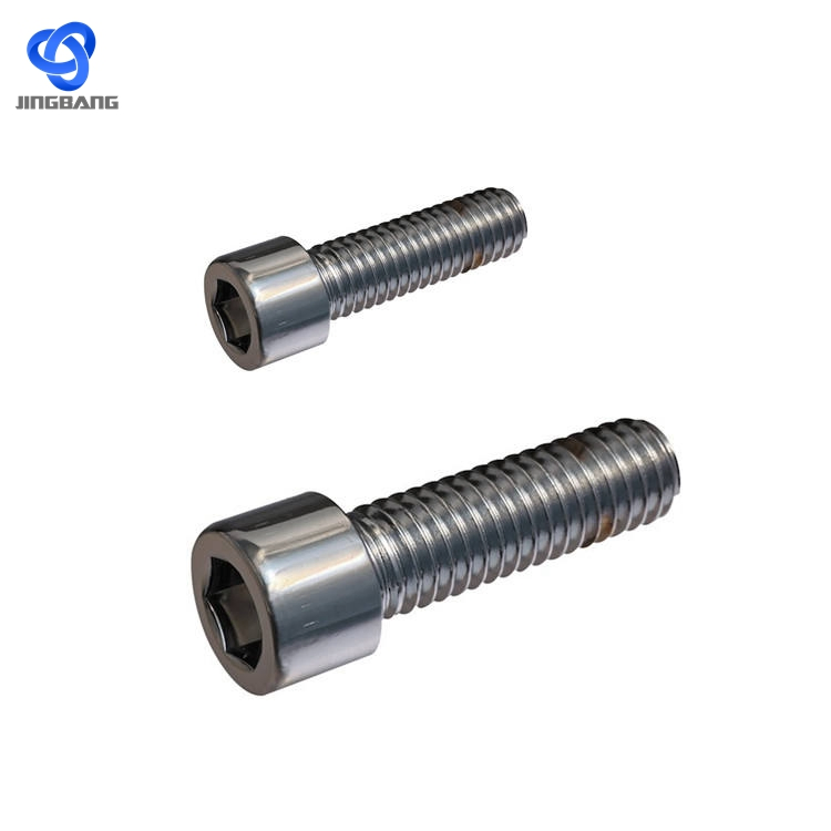 Custom Stainless Steel Hexagonal Socket Countersunk Head Knurled Slotted Captive Panel Screw