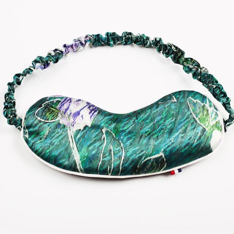 Silk Custom Design Printed Eyemask Sleep Blindfold Manufacture