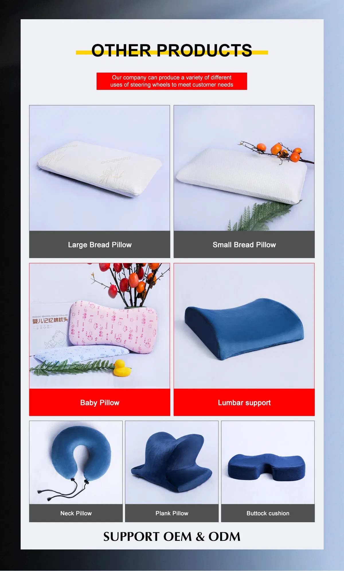 Popular Memory Foam Pillow Neck U Shape Contour Orthopedic Cervical Breathable and Hygroscopic Sleep Memory Foam Pillow