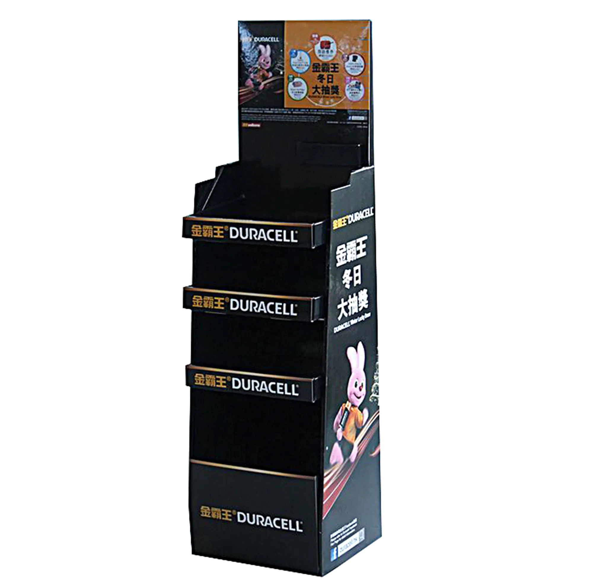 Flooring-Stand Cardboard Teethbrush Retail Displays for Mechandise Retail