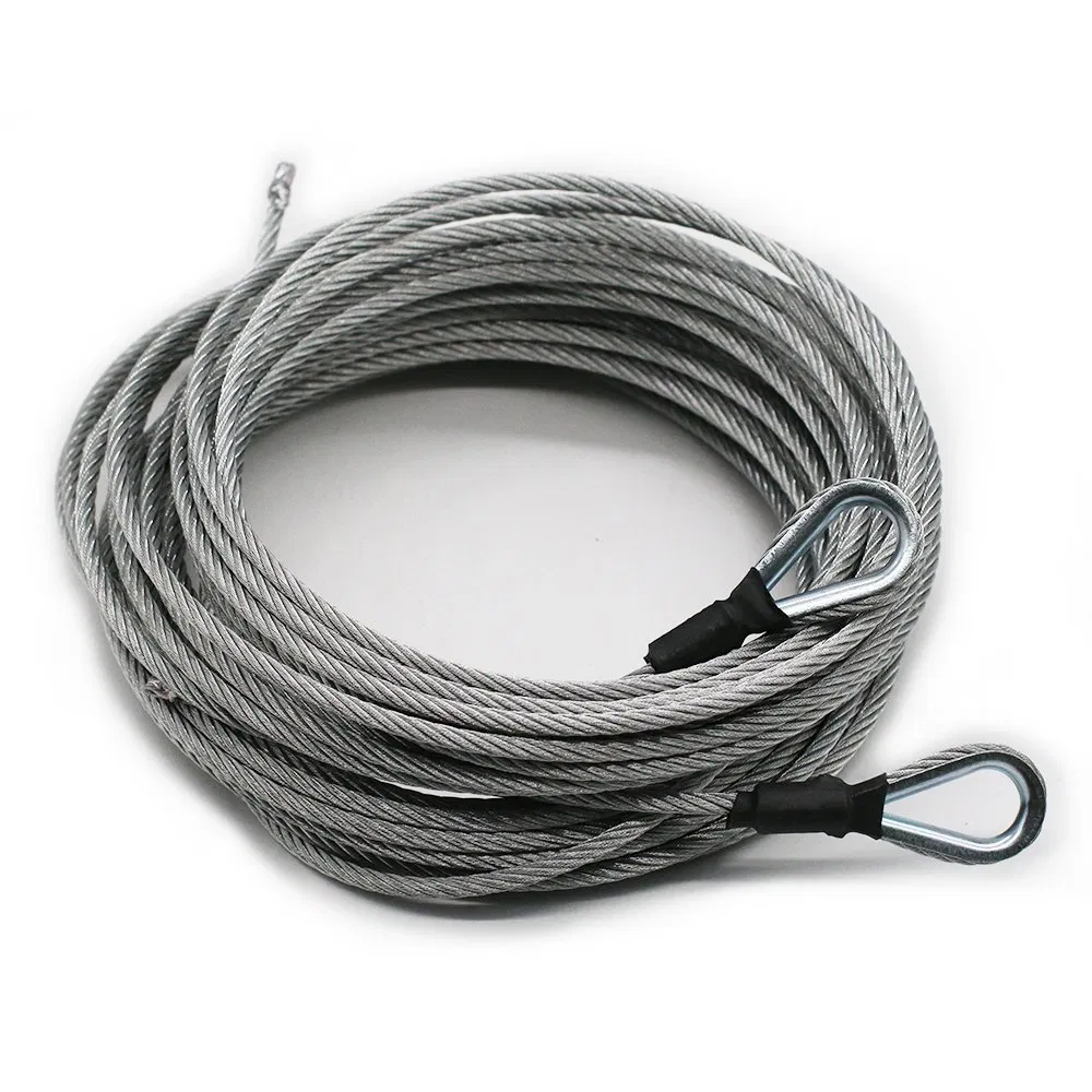 4mm 5mm electric Galvanized Steel Wire Rope for Rolling Shutter Doors