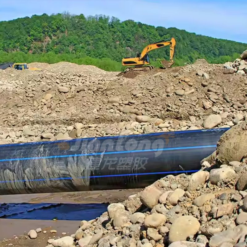 Chemical Corrosion Resistant Polyethylene Flexible PE HDPE Pipe for Industrial Fluid Transfer Chemical Drainage