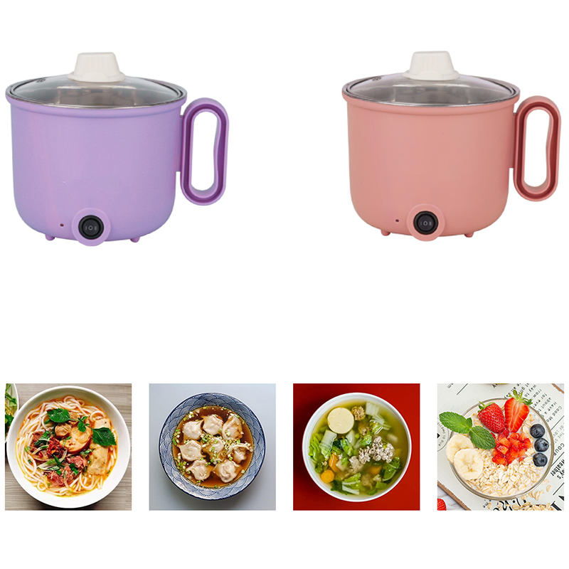 Household Item Multi-Function Electric Cooker with Temperature Control Stainless Steel Hot Pot Portable Cooking Pot