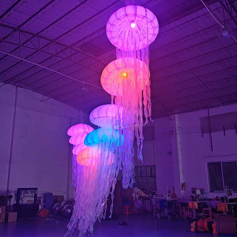 Factory Wholesale LED Inflatable Decorating Jellyfish Balloon for Event and Wedding