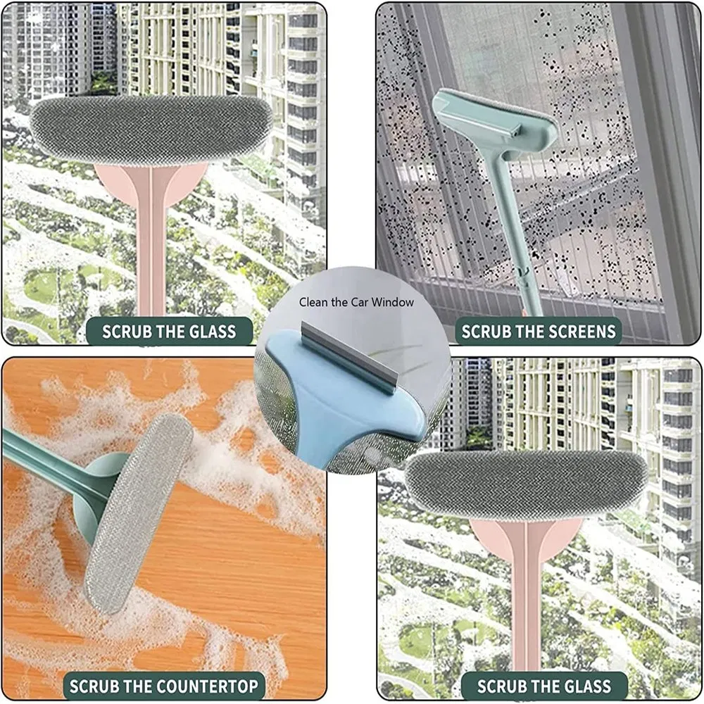 Double-Sided Squeegee for Effortless Window Cleaning and Maintenance