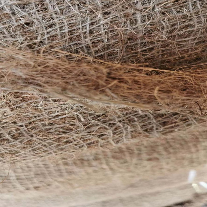 Durable Coconut Fiber Carpet for Embankment Protection and Erosion Control