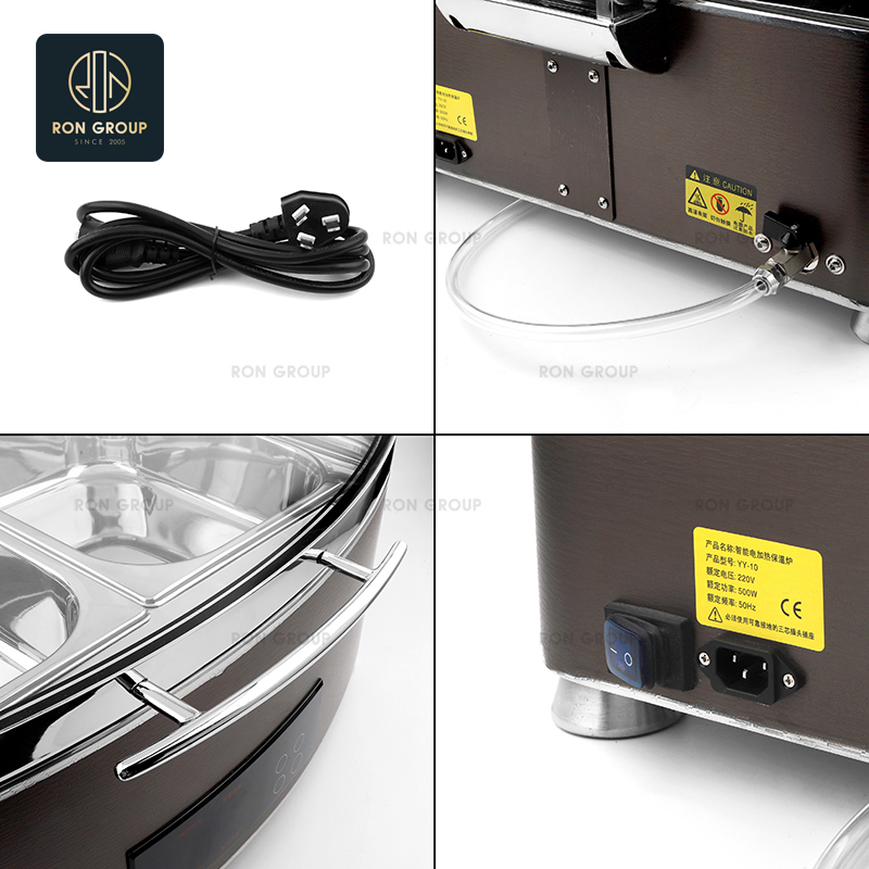 New Arrival Hotel Restaurant Supplies Stainless Steel Electric Food Warmer Buffet Chafing Dishes with Lid