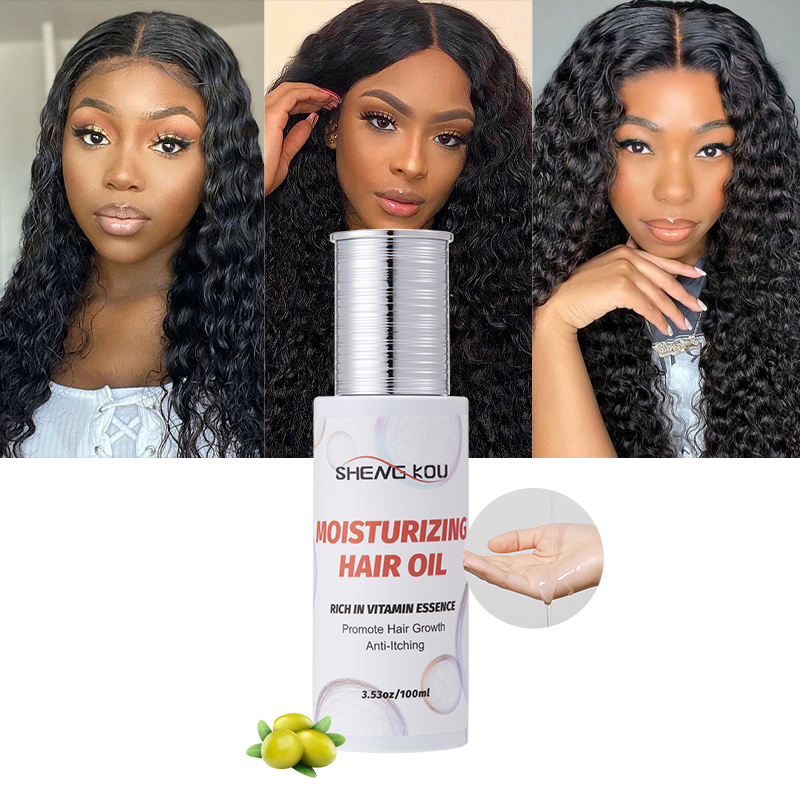 Private Label Vitamin Essence Oil Scalp Anti-Itch Treatment Hair Growth Hair Care Oil