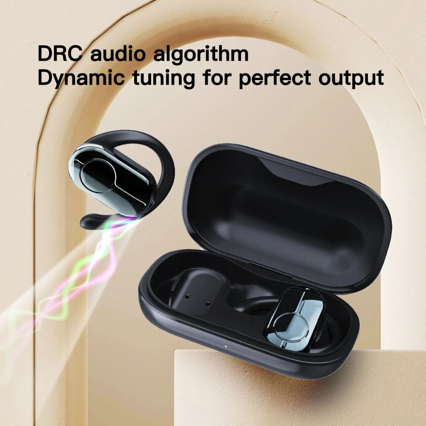 Беспроводные наушники OWS с шумоподавлением и крючками