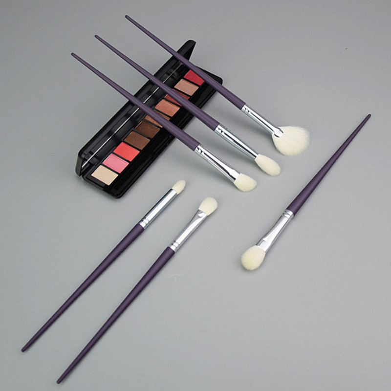 Wholesale Eye Makeup Brushes for Beginners 6PCS Fluffy Makeup Cosmetic Brush