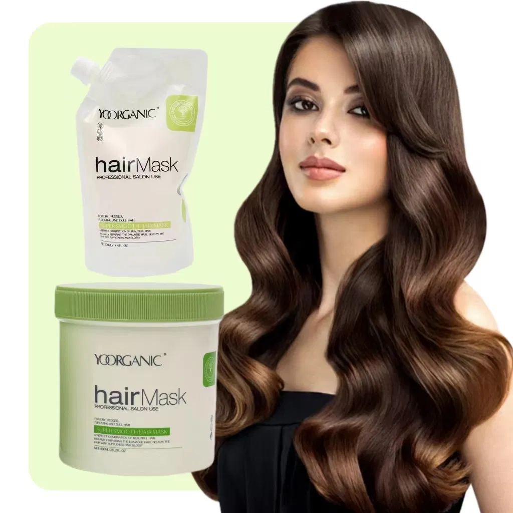 Yoorganic Private Label Wholesale Collagen Hair Mask Treatment Repair Damaged Hair