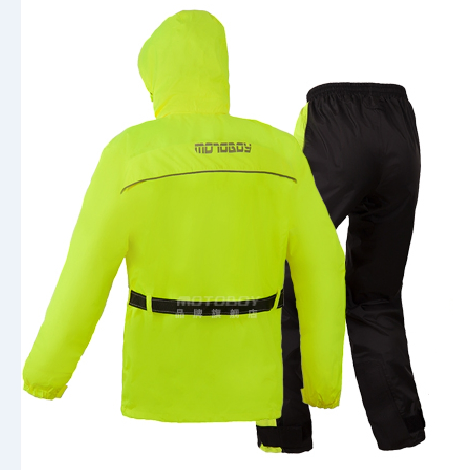 Reflective Printing Riding Raincoat and Pant with Inner Cap Rjp-01